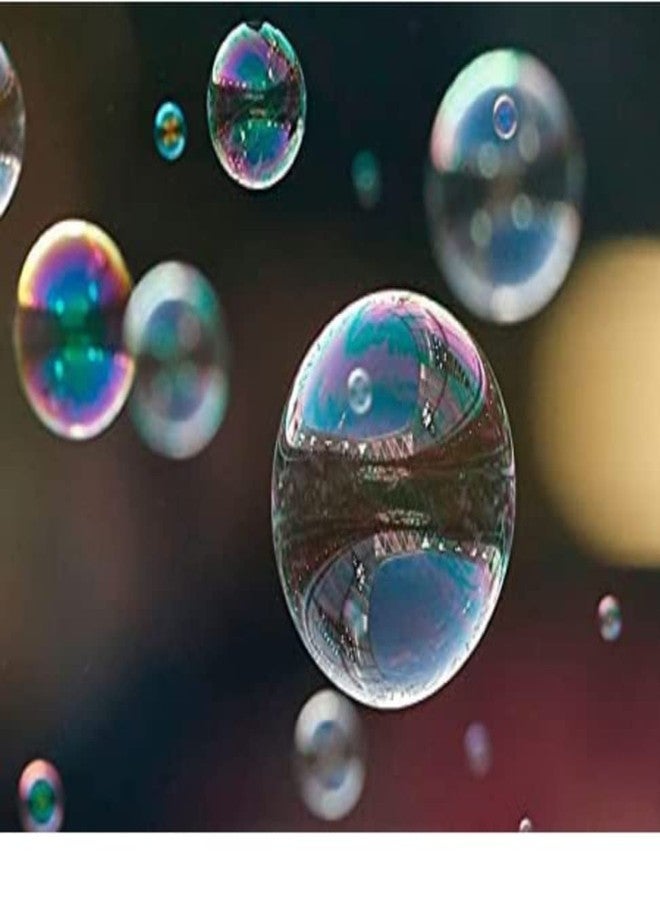 FULLFILLS عصا فقاعات طويلة مع طاحونة هوائية للأطفال، عبوة من 4 قطع - Image 2